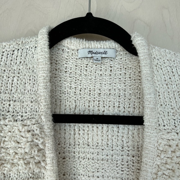 Madewell Cream Textured Cardigan. Size M. Like NEW. - Picture 3 of 5